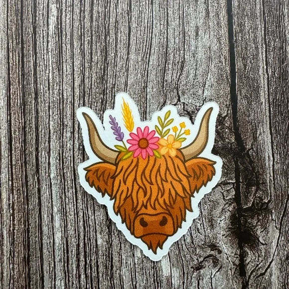 Highland Cow Sticker - Picture 1 of 1